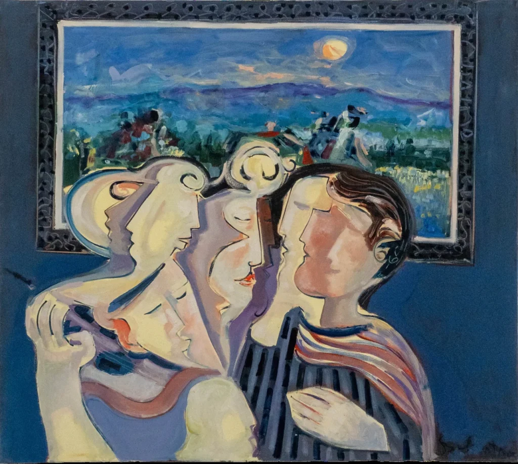 Scambio di Idee in galleria d'Arte